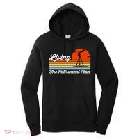 Retirement Plan Sky Observing Telescope Astronomy Fan Women's Hoodie thumb 0