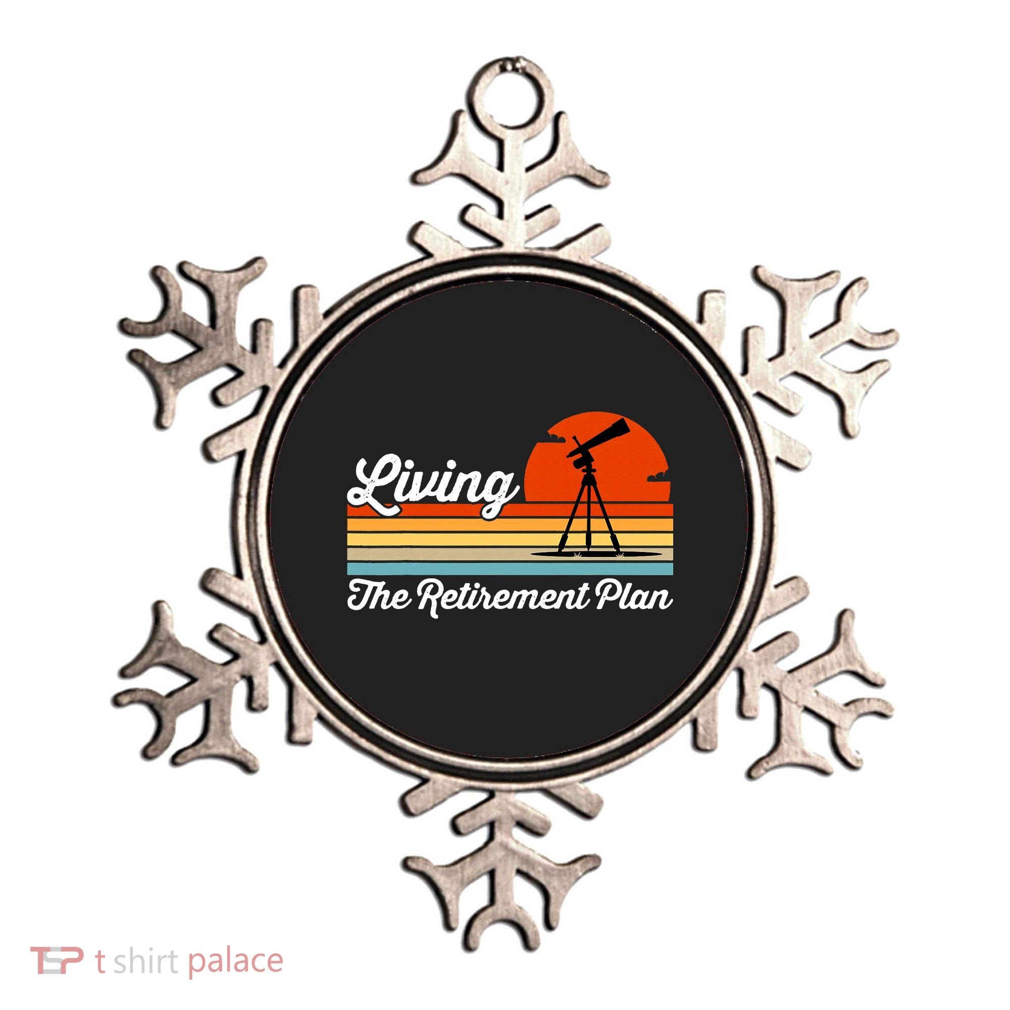 Retirement Plan Sky Observing Telescope Astronomy Fan Ornament