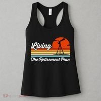 Retirement Plan Sky Observing Telescope Astronomy Fan Women's Tank Top thumb 3