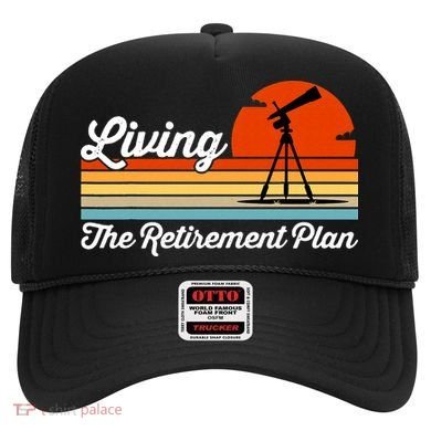 Retirement Plan Sky Observing Telescope Astronomy Fan Hat