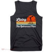 Retirement Plan Sky Observing Telescope Astronomy Fan Tank Top thumb 0