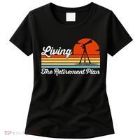 Retirement Plan Sky Observing Telescope Astronomy Fan Women's T-Shirt thumb 0
