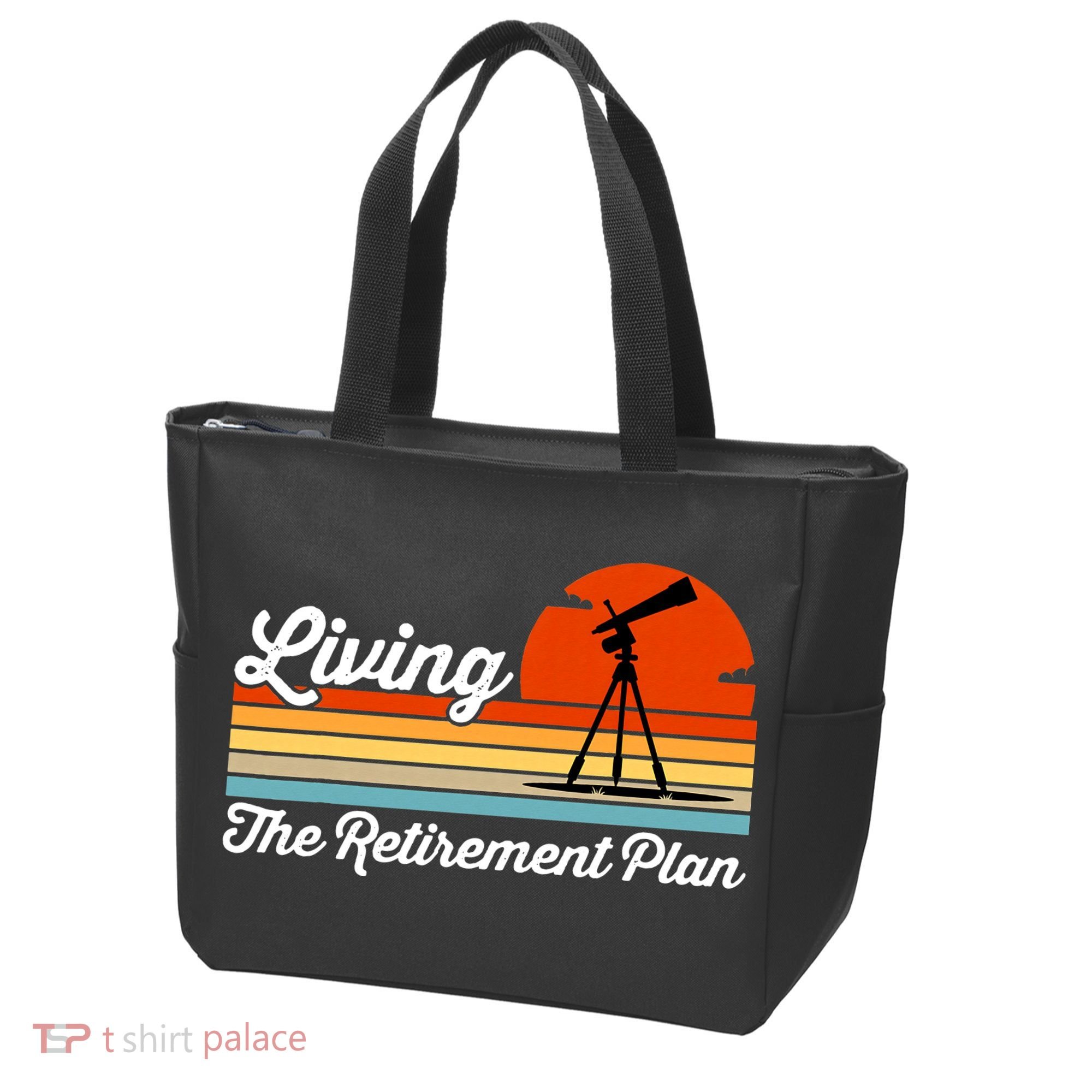 Retirement Plan Sky Observing Telescope Astronomy Fan Tote Bag
