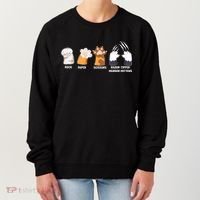 Rock Paper Scissors Razor Tipped Murder Mittens Fun Cat Paws Women's Sweatshirt thumb 0