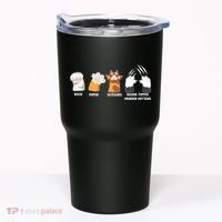 Rock Paper Scissors Razor Tipped Murder Mittens Fun Cat Paws Tumbler thumb 0