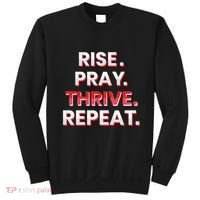 Rise. Pray. Thrive. Repeat Sweatshirt thumb 0
