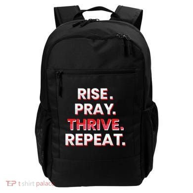 Rise. Pray. Thrive. Repeat Backpack