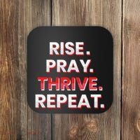 Rise. Pray. Thrive. Repeat Coaster thumb 0