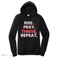 Rise. Pray. Thrive. Repeat Women's Hoodie thumb 0
