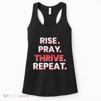 Rise. Pray. Thrive. Repeat Women's Tank Top thumb 0