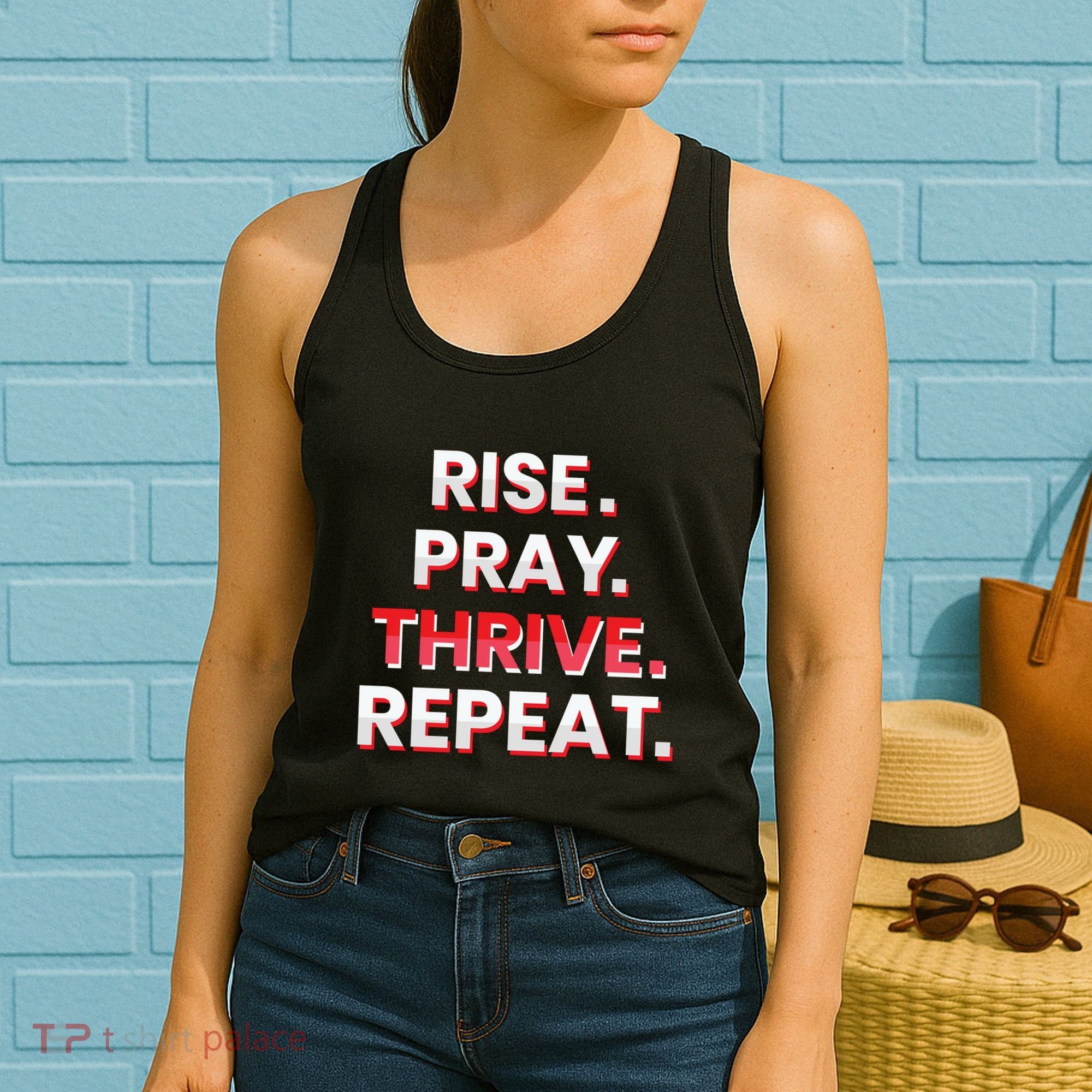 Rise. Pray. Thrive. Repeat Women's Tank Top