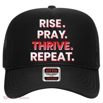 Rise. Pray. Thrive. Repeat Hat