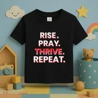Rise. Pray. Thrive. Repeat Toddler T-Shirt thumb 3