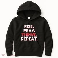 Rise. Pray. Thrive. Repeat Kids Hoodie thumb 0