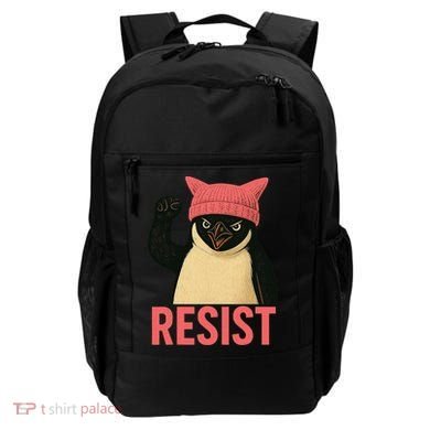 Resist Penguin Tariff Hands Off Protest March Hat USA Backpack