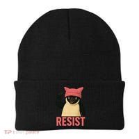 Resist Penguin Tariff Hands Off Protest March Hat USA Beanie thumb 0