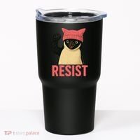 Resist Penguin Tariff Hands Off Protest March Hat USA Tumbler thumb 0