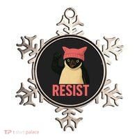 Resist Penguin Tariff Hands Off Protest March Hat USA Ornament thumb 0