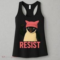Resist Penguin Tariff Hands Off Protest March Hat USA Women's Tank Top thumb 3