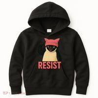 Resist Penguin Tariff Hands Off Protest March Hat USA Kids Hoodie thumb 0