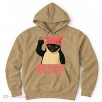 Resist Penguin Tariff Hands Off Protest March Hat USA Hoodie thumb 0