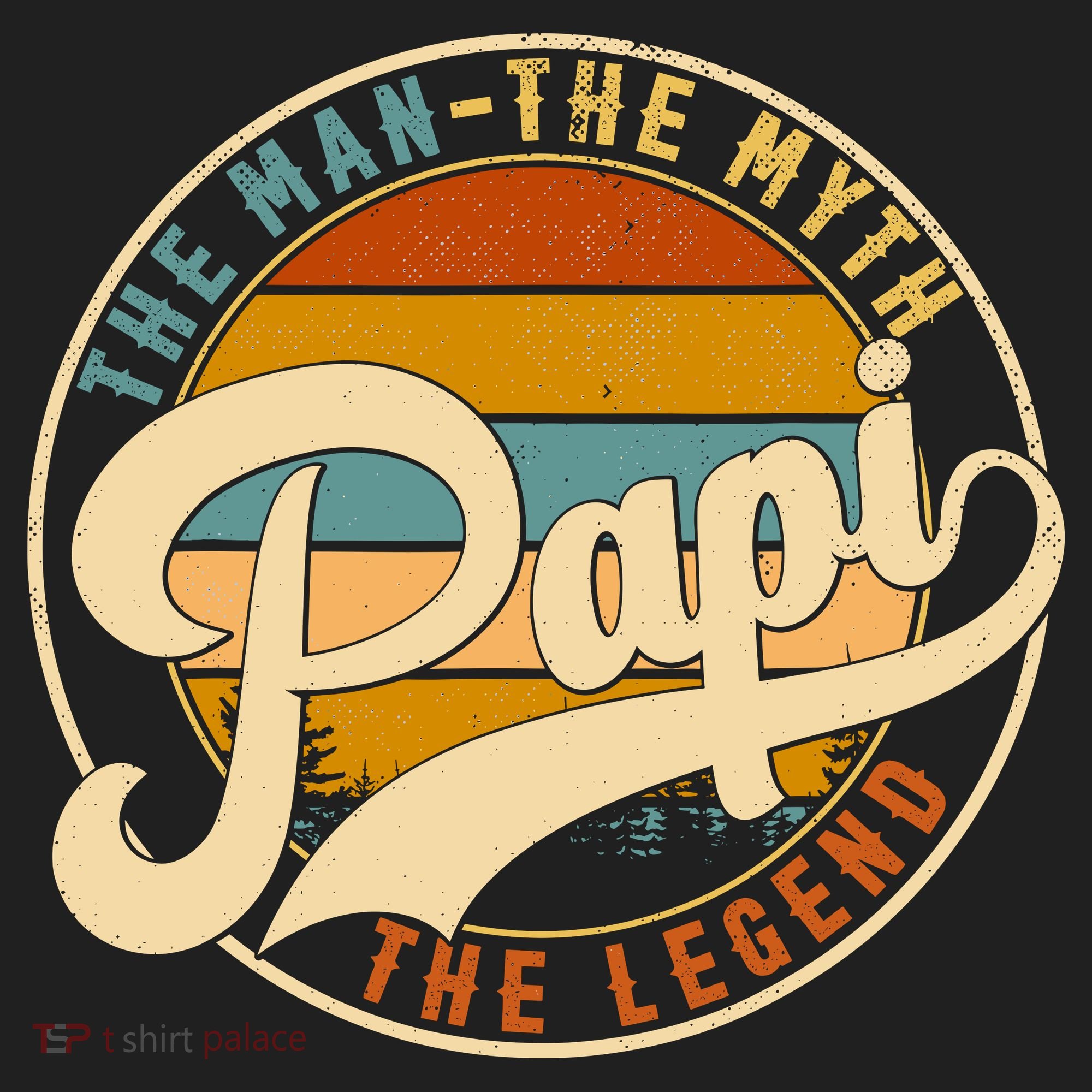 Retro Papi The Man The Myth The Legend Funny FatherS Day Beanie