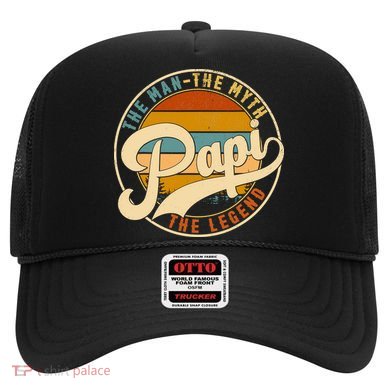 Retro Papi The Man The Myth The Legend Funny FatherS Day Hat