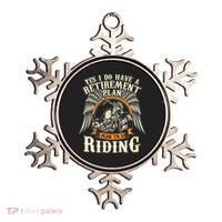 Retirement Plan To Go Riding Gift Motorcycle Riders Biker Ornament thumb 0