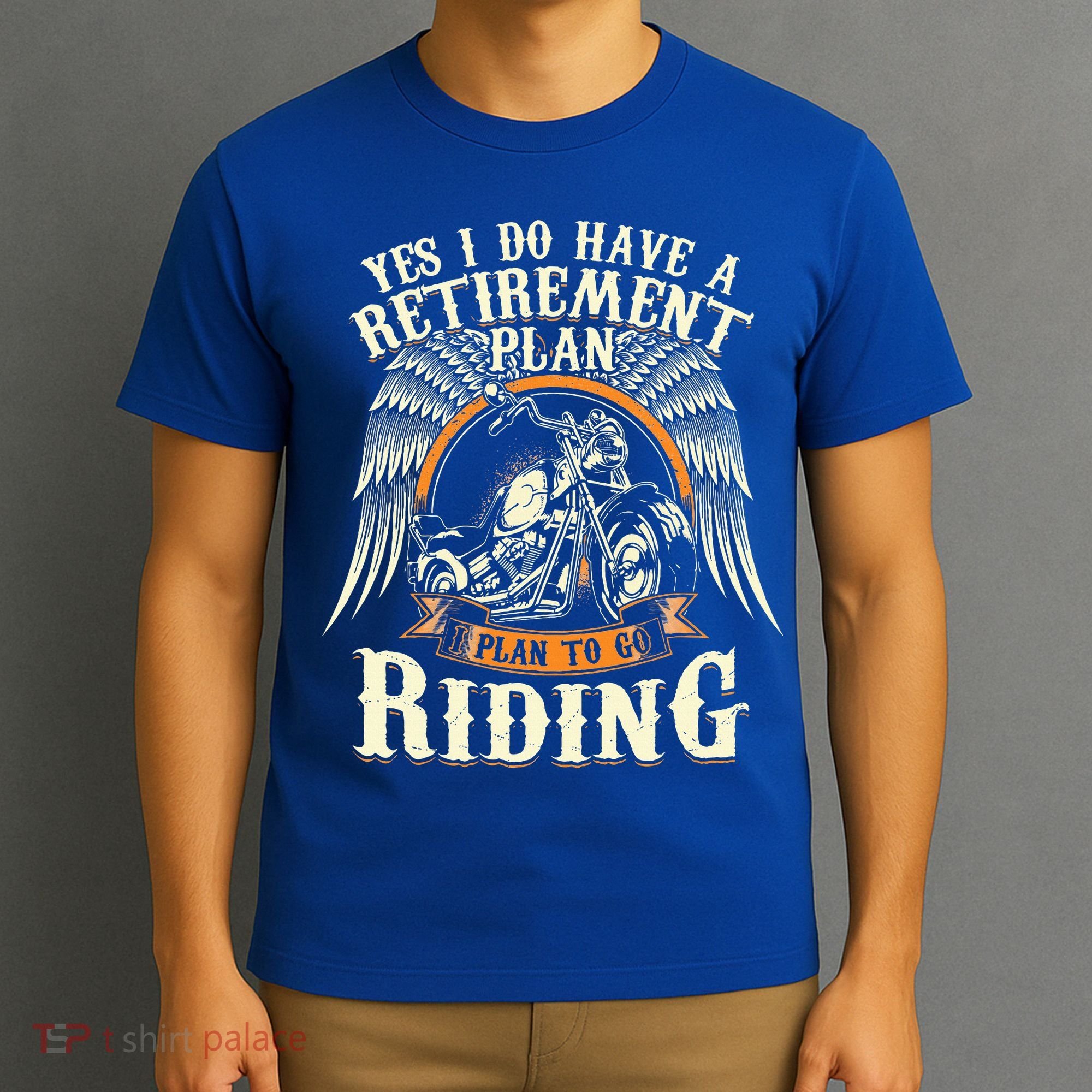Retirement Plan To Go Riding Gift Motorcycle Riders Biker T-Shirt