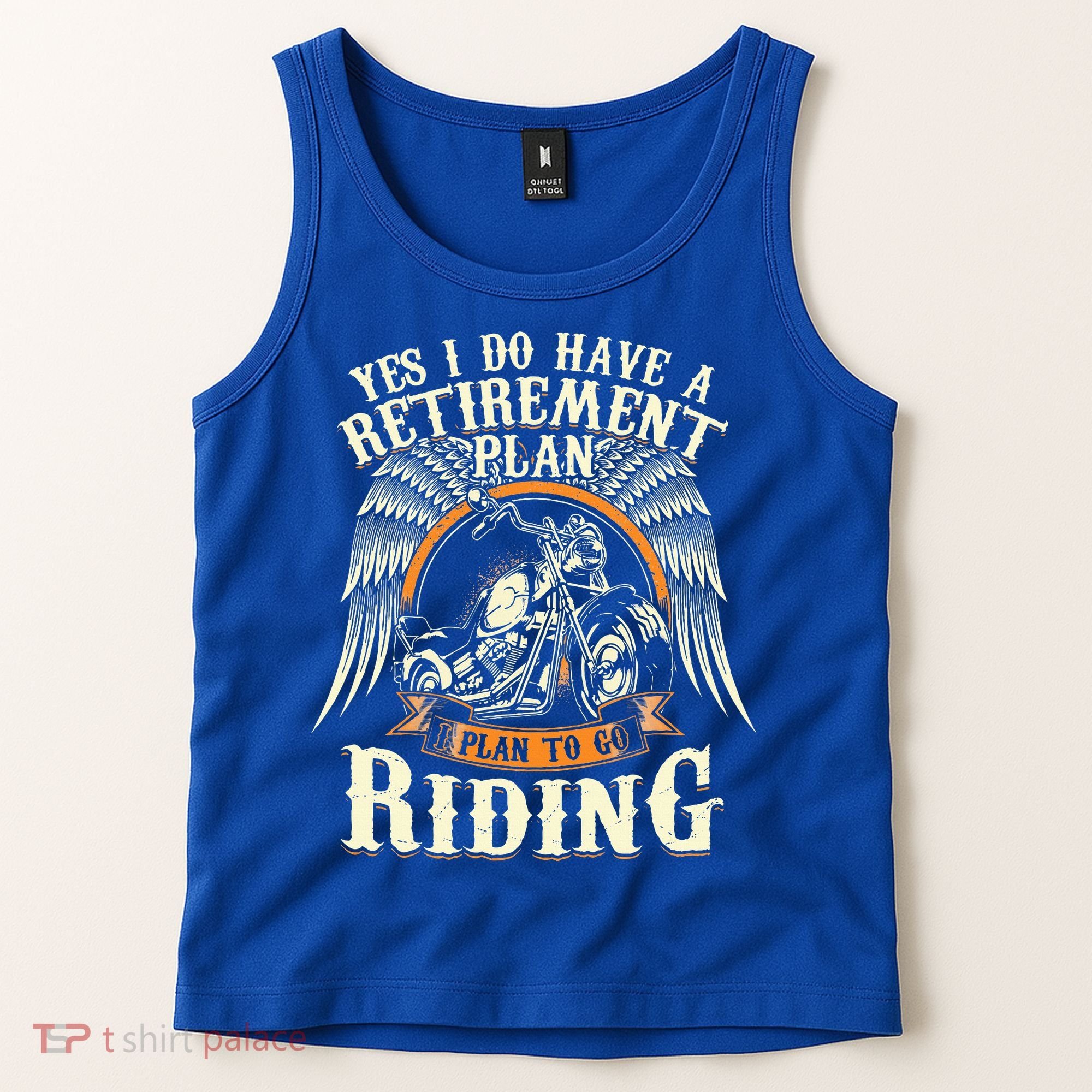 Retirement Plan To Go Riding Gift Motorcycle Riders Biker Tank Top