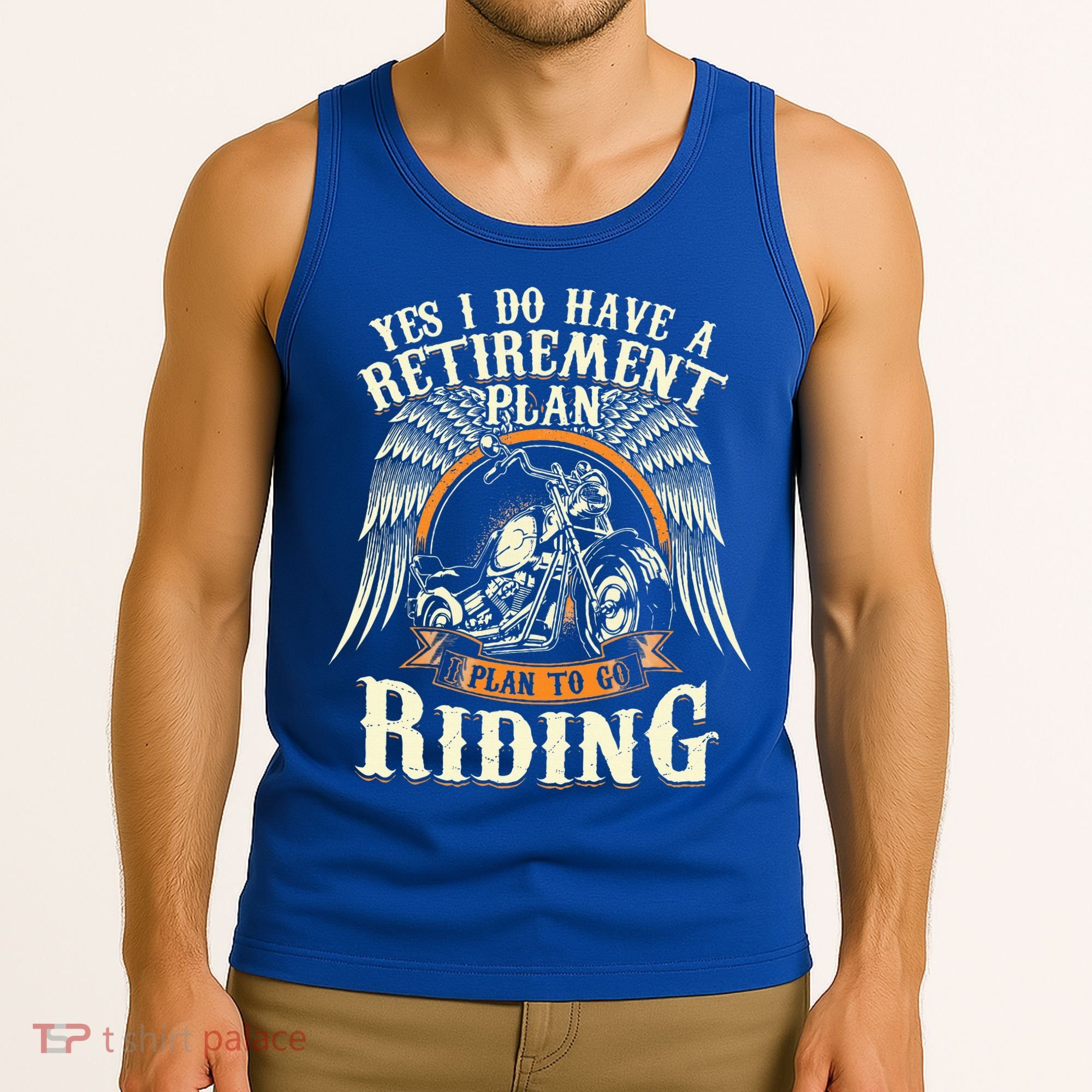 Retirement Plan To Go Riding Gift Motorcycle Riders Biker Tank Top