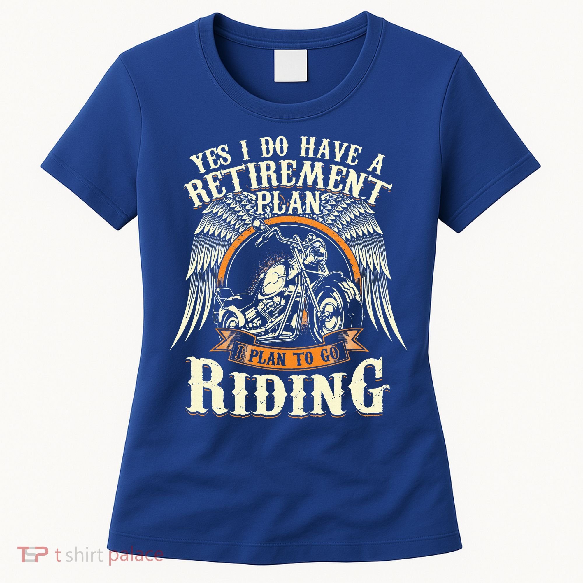 Retirement Plan To Go Riding Gift Motorcycle Riders Biker Women's T-Shirt