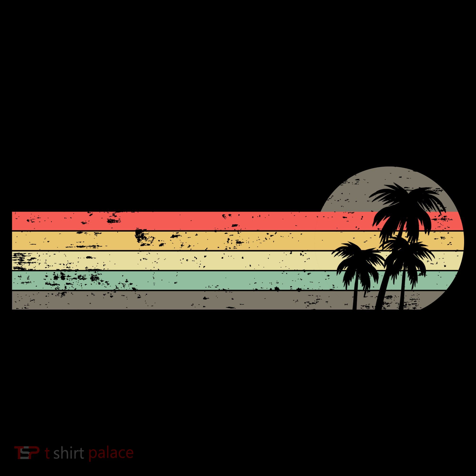 Retro Palm Tree Tropical Summer Beach Vacation  Ornament