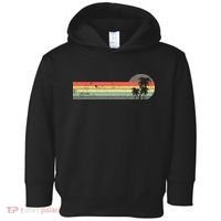 Retro Palm Tree Tropical Summer Beach Vacation  Toddler Hoodie thumb 0