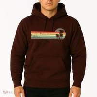 Retro Palm Tree Tropical Summer Beach Vacation  Hoodie thumb 2