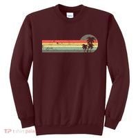 Retro Palm Tree Tropical Summer Beach Vacation  Sweatshirt thumb 0