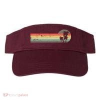 Retro Palm Tree Tropical Summer Beach Vacation  Visor thumb 0