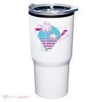 Retro Palm Tree Tropical Sunset Tumbler thumb 0