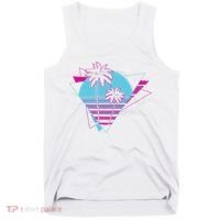 Retro Palm Tree Tropical Sunset Tank Top thumb 0