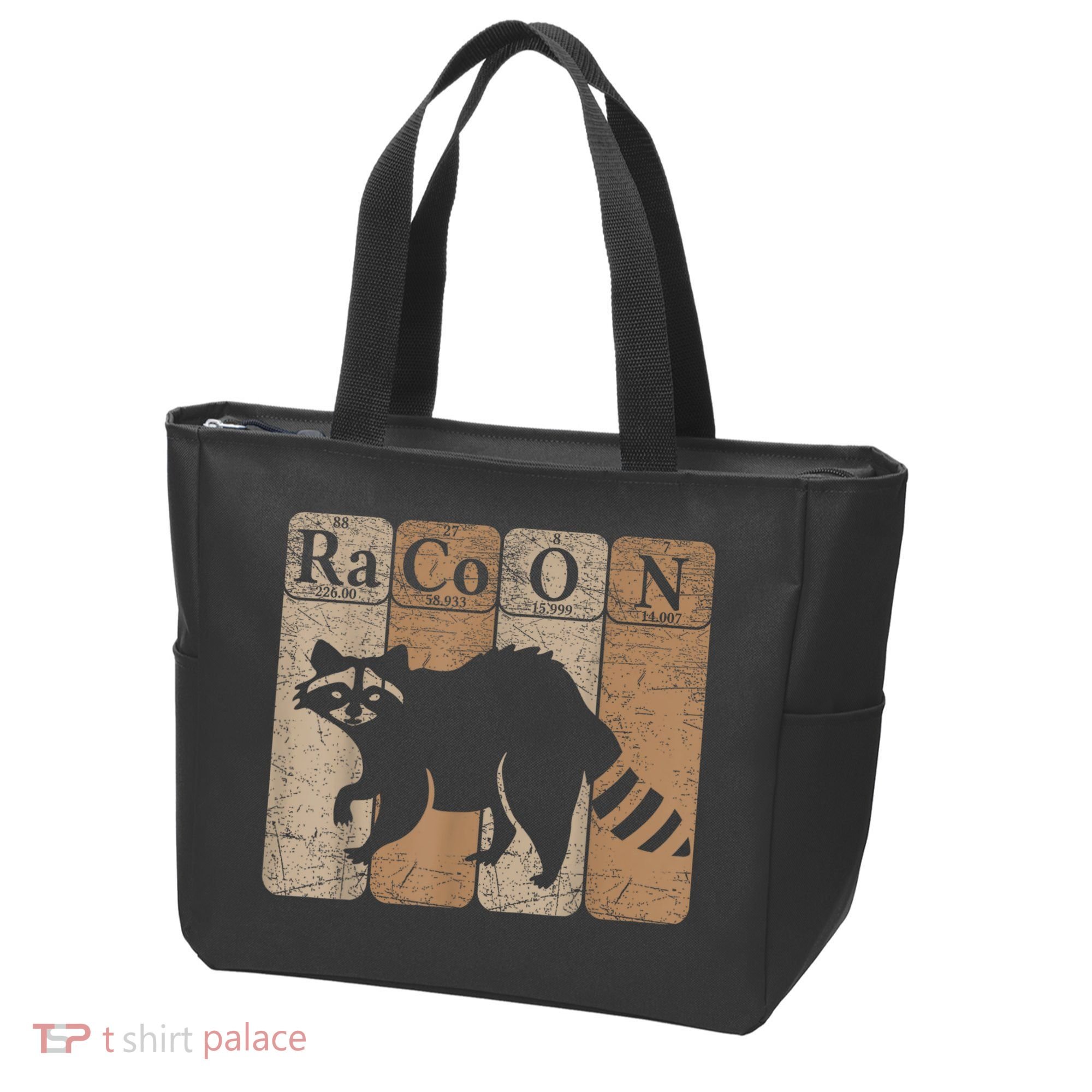 Racoon Periodic Table Chemistry Elements Funny Raccoon Lover Tote Bag