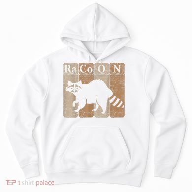 Racoon Periodic Table Chemistry Elements Funny Raccoon Lover Hoodie