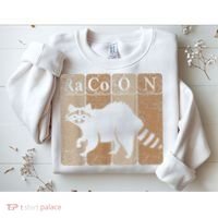 Racoon Periodic Table Chemistry Elements Funny Raccoon Lover Sweatshirt thumb 2