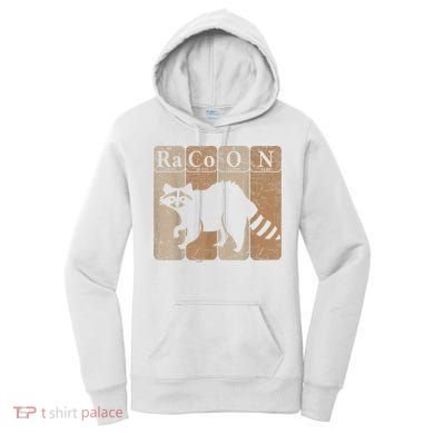 Racoon Periodic Table Chemistry Elements Funny Raccoon Lover Women's Hoodie