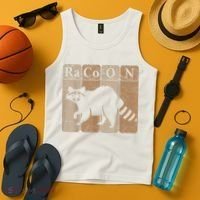 Racoon Periodic Table Chemistry Elements Funny Raccoon Lover Tank Top thumb 4