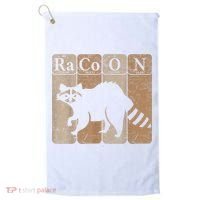 Racoon Periodic Table Chemistry Elements Funny Raccoon Lover Golf Towel thumb 0