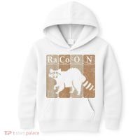 Racoon Periodic Table Chemistry Elements Funny Raccoon Lover Kids Hoodie thumb 0