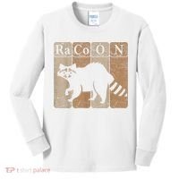 Racoon Periodic Table Chemistry Elements Funny Raccoon Lover Kids Long Sleeve Shirt thumb 0
