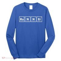 Runner Periodic Table Funny Running Runners Marathon Gift Long Sleeve Shirt thumb 0