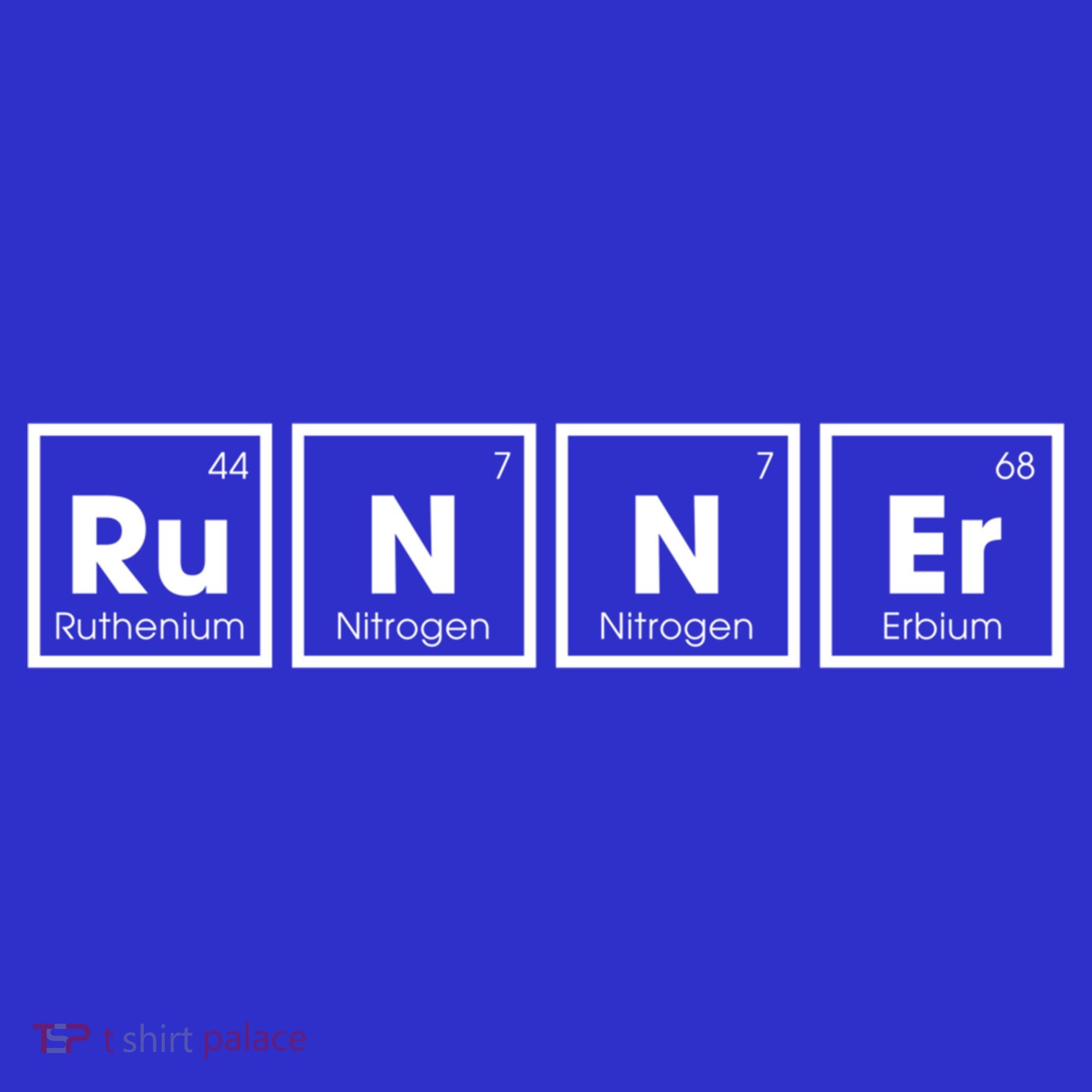 Runner Periodic Table Funny Running Runners Marathon Gift Long Sleeve Shirt