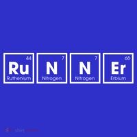 Runner Periodic Table Funny Running Runners Marathon Gift Polo thumb 2